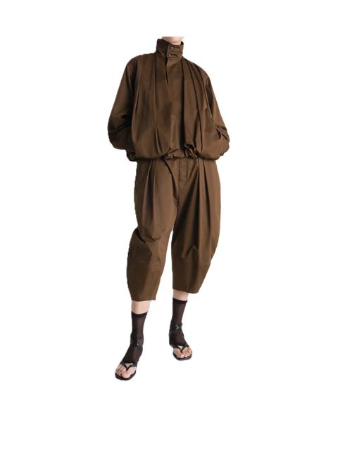 Lemaire GIACCONE MORBIDO PLISSETTATO IN RASO DI COTONE LEGGERO Lemaire | OW1236 LF1207GR950 BRONZE